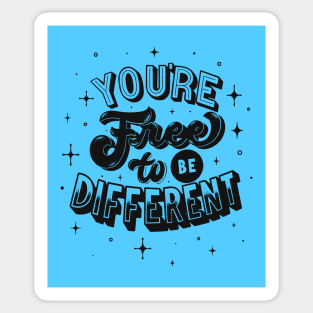 Be Different Sticker